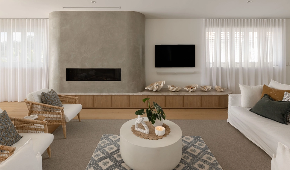 curved-venetian-plaster-fireplace-fairfield-brisbane